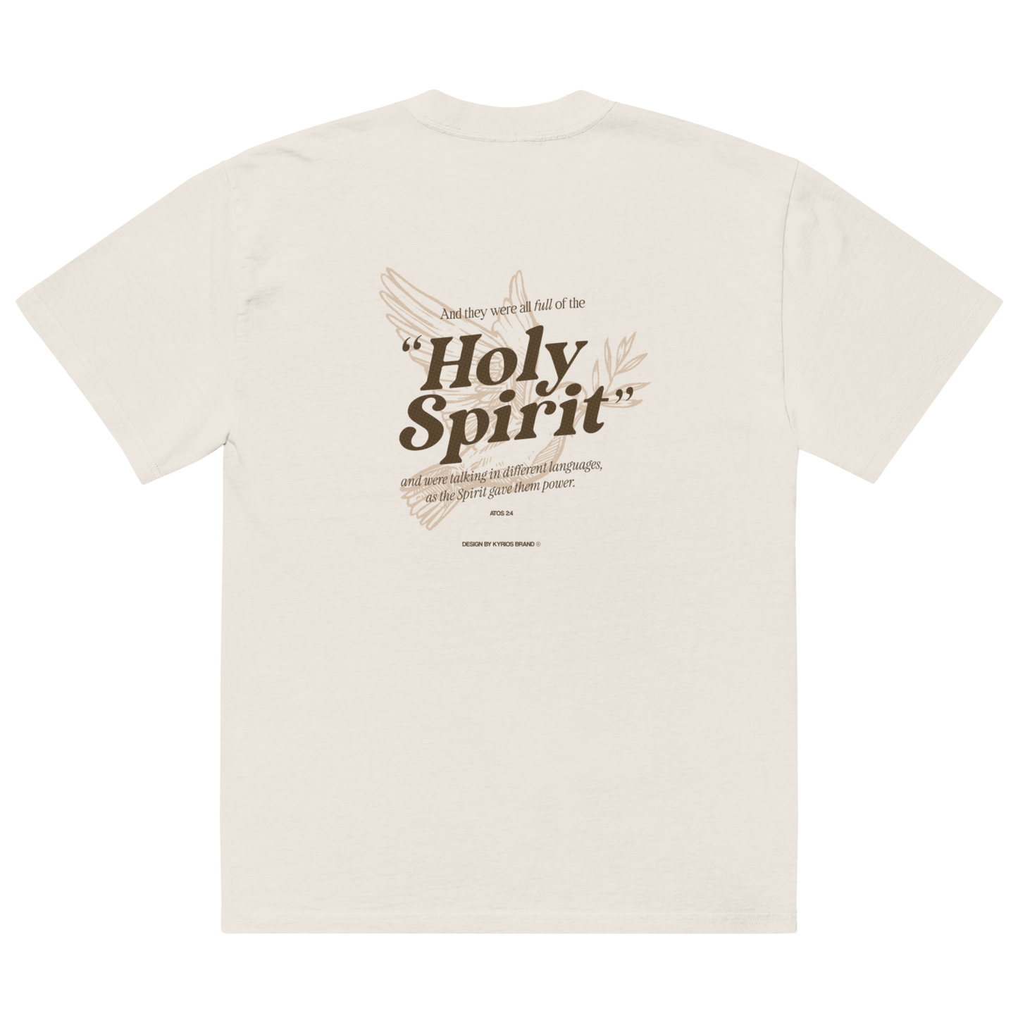 Camiseta Oversized Kyrios Holy Spirit