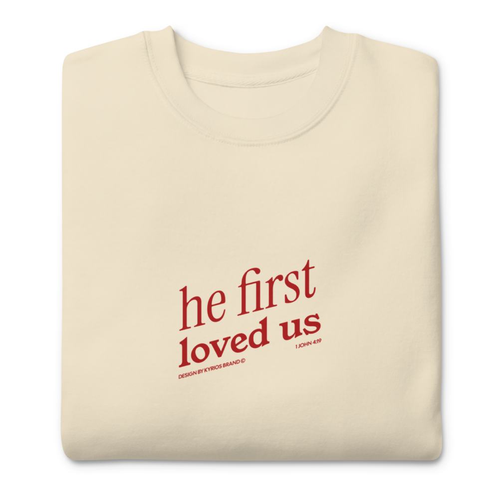 Moleton Careca Kyrios He first loved us
