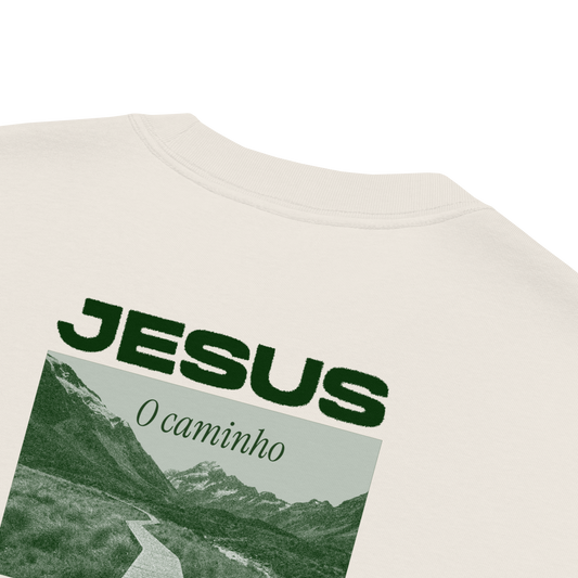 Camiseta Oversized Kyrios Cristo vive.